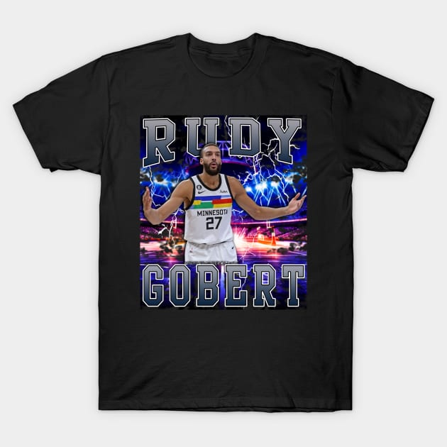Rudy Gobert T-Shirt by Gojes Art
